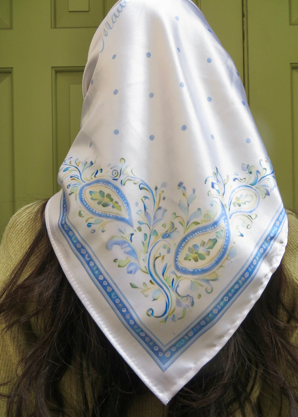 Garden of Eden Satin Scarf