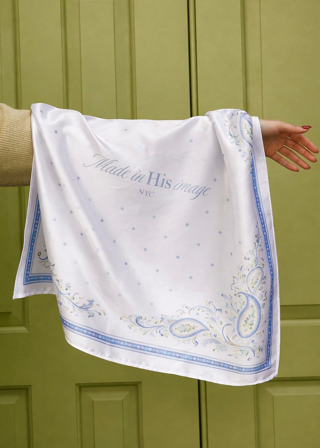 Garden of Eden Satin Scarf