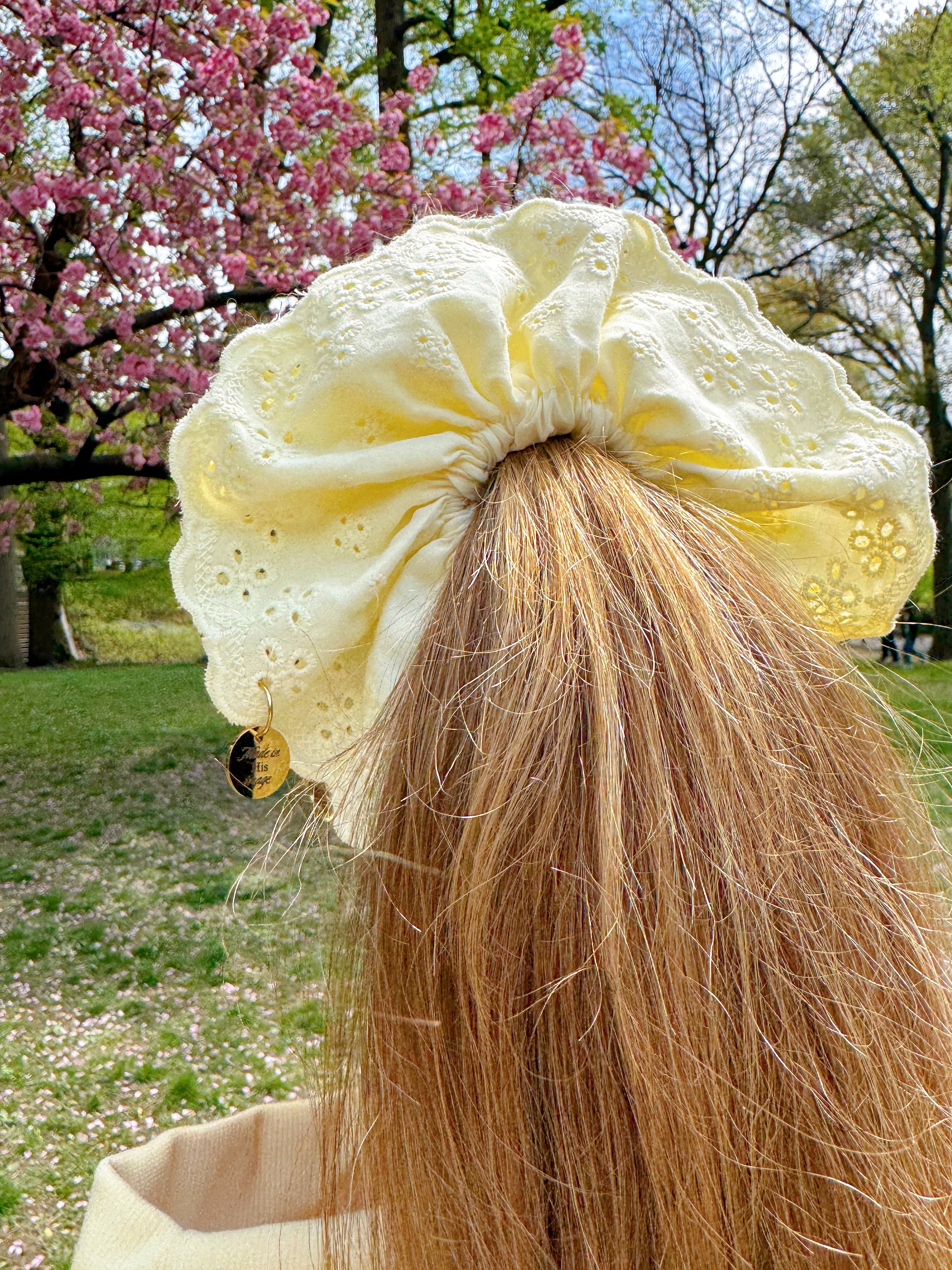 Held in Love Lace Scrunchie