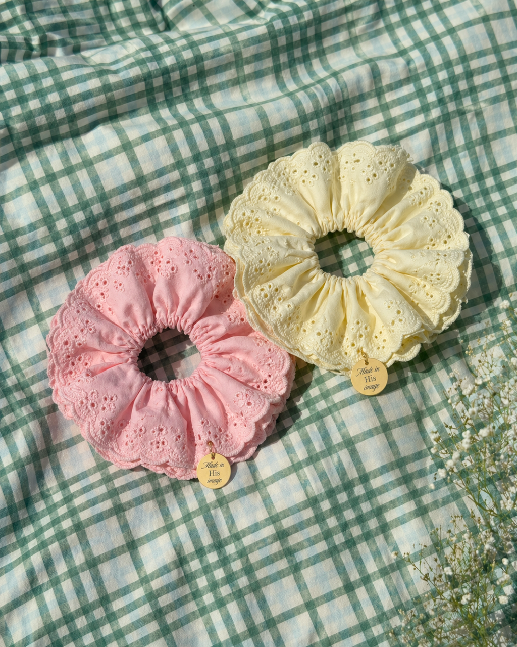 Held in Love Lace Scrunchie